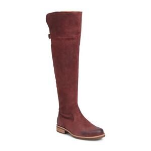 Kork-Ease Addison Over the Knee Suede Riding Boot Brick Rust 7 Distressed NEW!